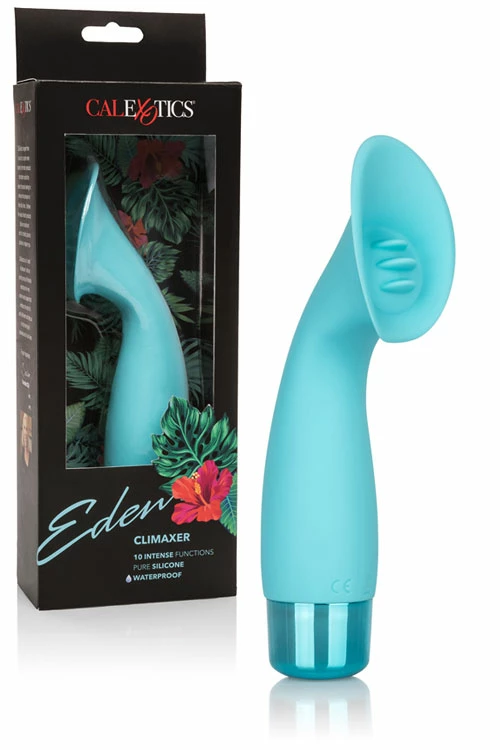 California Exotic 6.25" Eden Climaxer Silicone Clitoral Vibrator 1 California Exotic 6.25" Eden Climaxer Silicone Clitoral Vibrator