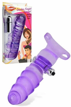 Frisky Vibrating 6.25" Finger Sleeve