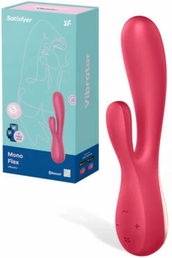 Satisfyer Mono Flex - 8" Rabbit Vibrator with App Control