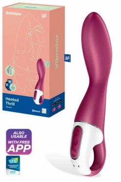 Satisfyer Heated Thrill G-Spot Vibrator with Heat Function and App Control