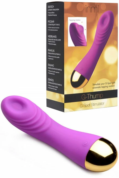 Inmi Thumping 6.5" Silicone G-Spot Stimulator 1 Inmi Thumping 6.5" Silicone G-Spot Stimulator