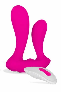 Adam and Eve Dual Entry Vibrator with Remote Control