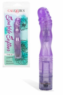 California Exotic Sparkle Softees 'The G' - 5.25" G Spot Vibrator