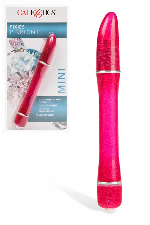 California Exotic Pixies Pinpoint Mini - 5" Classic Vibrator 1 California Exotic Pixies Pinpoint Mini - 5" Classic Vibrator