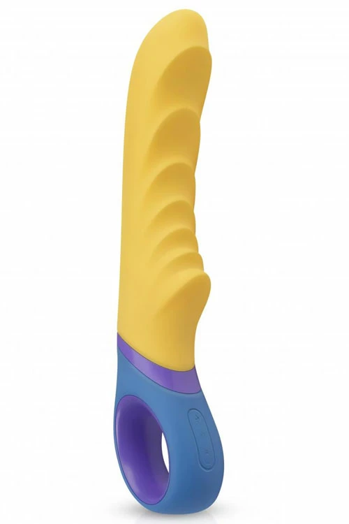 PMV20 Tone 9.1" Ribbed G-Spot Vibrator 1 PMV20 Tone 9.1" Ribbed G-Spot Vibrator