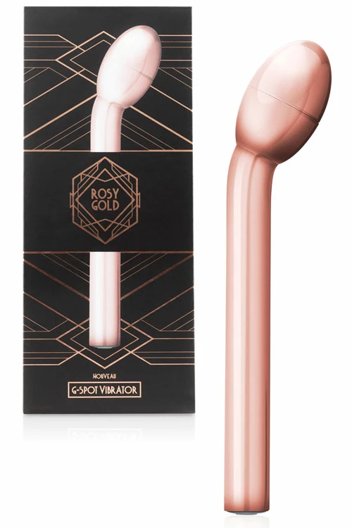 Rosy Gold Nouveau 8.7" G-Spot Vibrator 1 Rosy Gold Nouveau 8.7" G-Spot Vibrator