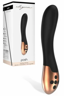 Shots Toys 7.8" Silicone G-Spot Vibrator with Heating