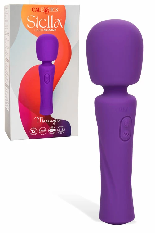 California Exotic Stella 6.75" Liquid Silicone Vibrating Massager 1 California Exotic Stella 6.75" Liquid Silicone Vibrating Massager