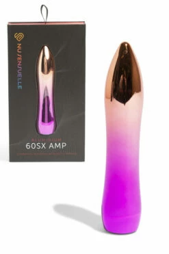 NU Sensuelle 5" Rechargeable Hourglass Ombre Metal Vibrating Bullet