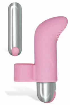 Adam and Eve 3.4" Finger Vibrator with Removable Bullet