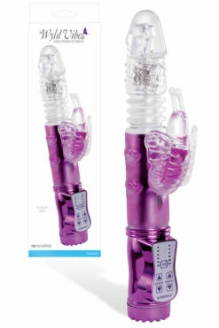 Nsnovelties 10" Thrusting Butterfly Vibrator