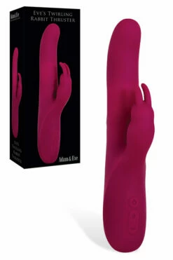 Adam and Eve Eve's Twirling 9.5" Rabbit Thruster Vibrator