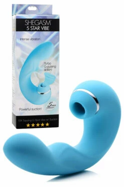 Inmi Shegasm Tapping G-Spot Vibrator with Suction & Vibration