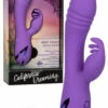 California Exotic 8" Rotating Silicone G-Spot Rabbit with Fluttering Teaser