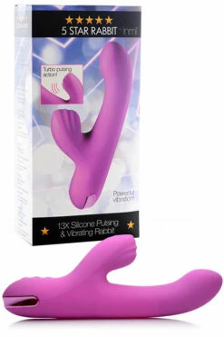 Inmi 5 Star Pulsing & Vibrating Rabbit