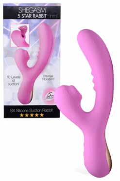 Inmi Shegasm 8.7" Silicone Suction Rabbit Vibrator