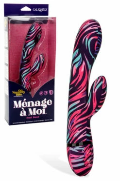 California Exotic Naughty Bits Ménage à Moi - 6.9" Rabbit Vibrator