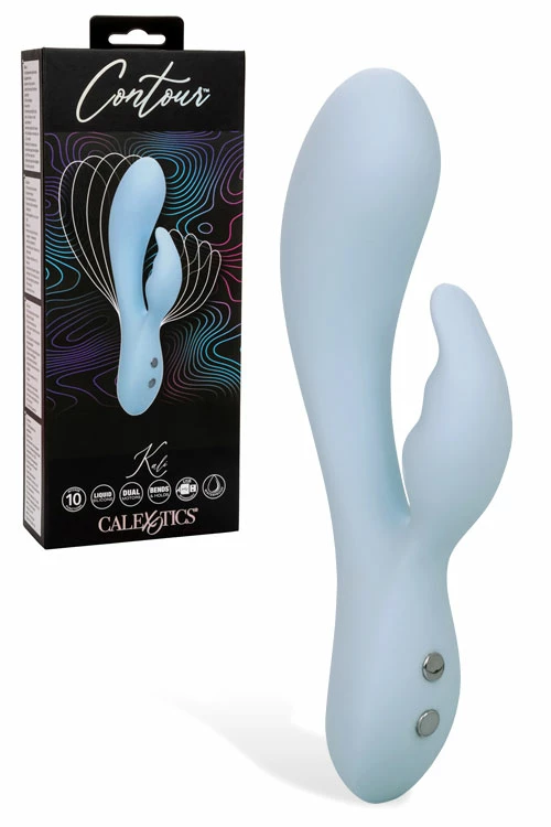 California Exotic Contour Kali - 7" Rabbit Vibrator 1 California Exotic Contour Kali - 7" Rabbit Vibrator