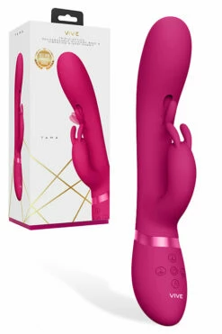 Vive Tama -8.7" Rabbit Vibrator with Wave Motion