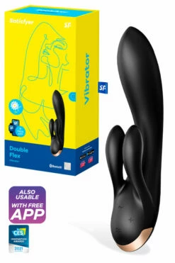 Satisfyer Double Flex Clitoral and G-Spot Rabbit Vibrator