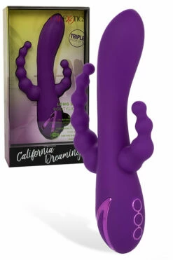 California Exotic Long Beach Bootylicious Triple Stimulation Rabbit Vibrator