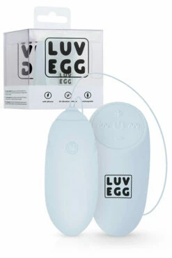 LUV EGG 6.3" Vibrating Luv Egg with Remote Control
