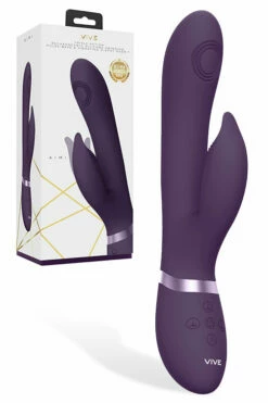 Shots Toys 8.8" Aimi Thumping, Swinging & Vibrating Silicone Rabbit