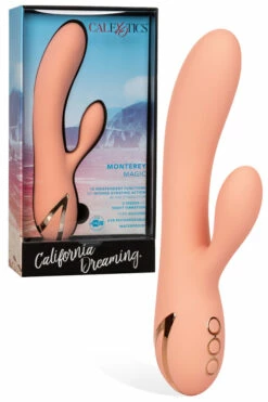 California Exotic 8.5" Vibrating & Gyrating Silicone G-Spot Rabbit