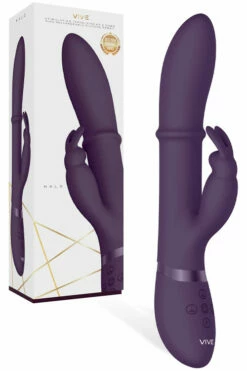 Vive Halo Rabbit Vibrator With Thrusting Ring