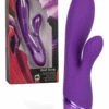 California Exotic Dual Lover 8" Silicone Rabbit Vibrator