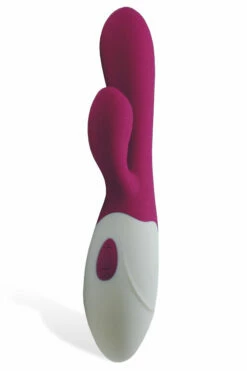 Velvetine Ruby 7.75" Silicone Rabbit Vibrator