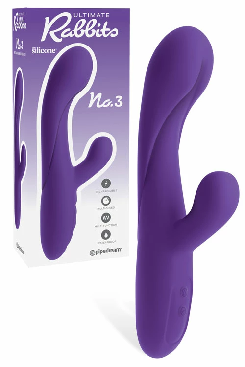 Pipedream Silicone 8.75" G-Spot Rabbit Vibrator 1 Pipedream Silicone 8.75" G-Spot Rabbit Vibrator