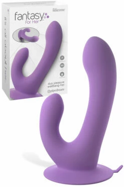 Pipedream Dual Motor 6.9" Rabbit Vibrator with Suction Cup Base