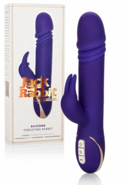 California Exotic Ultra-Powerful Rechargeable Thrusting 9" Jack Rabbit Vibrator