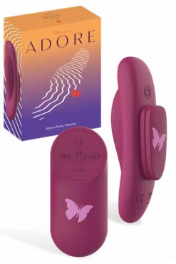 Wild Secrets Adore - 3.7" Panty Vibrator with Remote