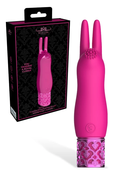 Shots Toys 4.6" Royal Gems Elegance Bullet Vibrator 1 Shots Toys 4.6" Royal Gems Elegance Bullet Vibrator
