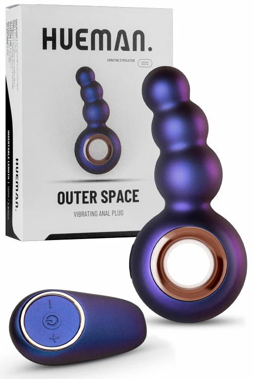 Hueman Outer Space 5.2" Vibrating Butt Plug 1 Hueman Outer Space 5.2" Vibrating Butt Plug