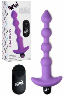 Bang Ultra Powerful Vibrating Booty Beads With Remote