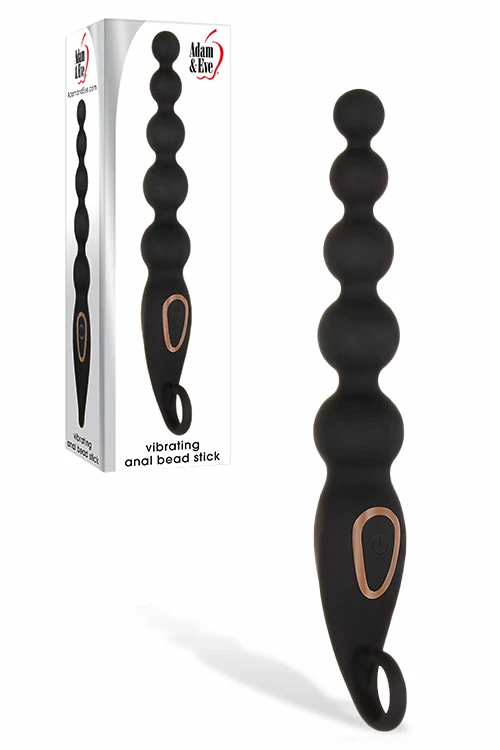 Adam and Eve 8.75" Vibrating Anal Bead Stick 1 Adam and Eve 8.75" Vibrating Anal Bead Stick