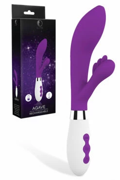 Shots Toys Rechargeable Agave Rabbit Vibrator with Clitoral Ticklers