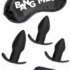 Bang Backdoor Adventure Set - Butt Plugs, Bullet & Blindfold (6 Pce)