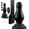 Shots Missy - 4.3" Handblown Glass Vibrating Anal Plug with Suction Cup & Remote Control