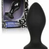 California Exotic Vibrating 3.75" Silicone Butt Plug with Gem Base Control