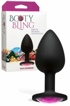 Doc Johnson Silicone Booty Bling 3" Anal Plug