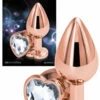 Nsnovelties 3.2" Butt Plug With Crystal Heart Base