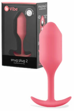B-Vibe Snug Plug 2 - 4.1" Weighted Butt Plug