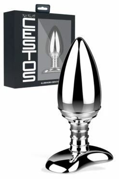 Nexus Cestos 4.7" Deluxe Aluminium Vibrating Butt Plug with Remote Control