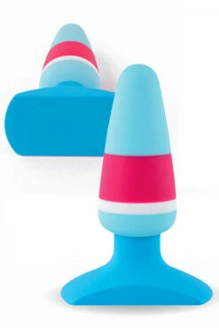 Feelz 3.5" Plugz Multicolour Butt Plug - No. 1