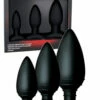 Nexus Butt Plug Trio Solid Silicone Anal Training Kit