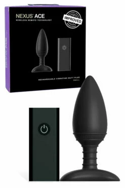 Nexus Ace Remote Control Vibrating Butt Plug - Small
